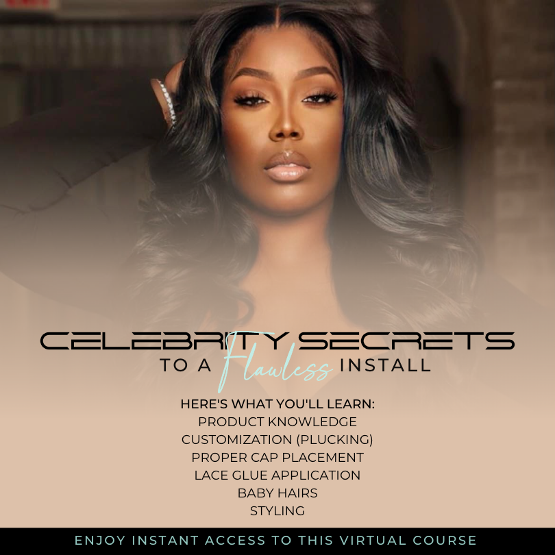 VIRTUAL ONLINE COURSE 101 Frontal Wig Install Class